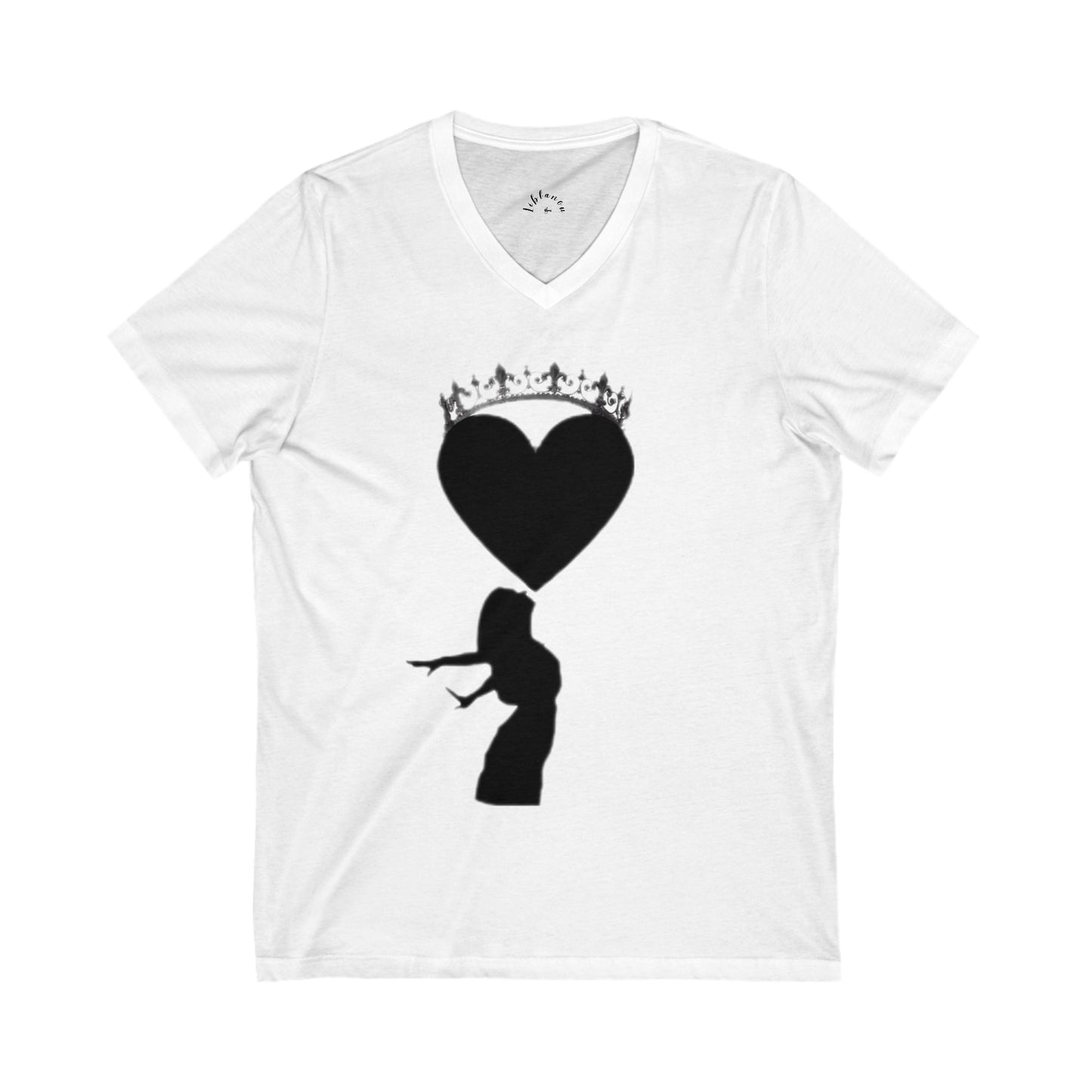 Unisex Jersey Short Sleeve V-Neck Tee