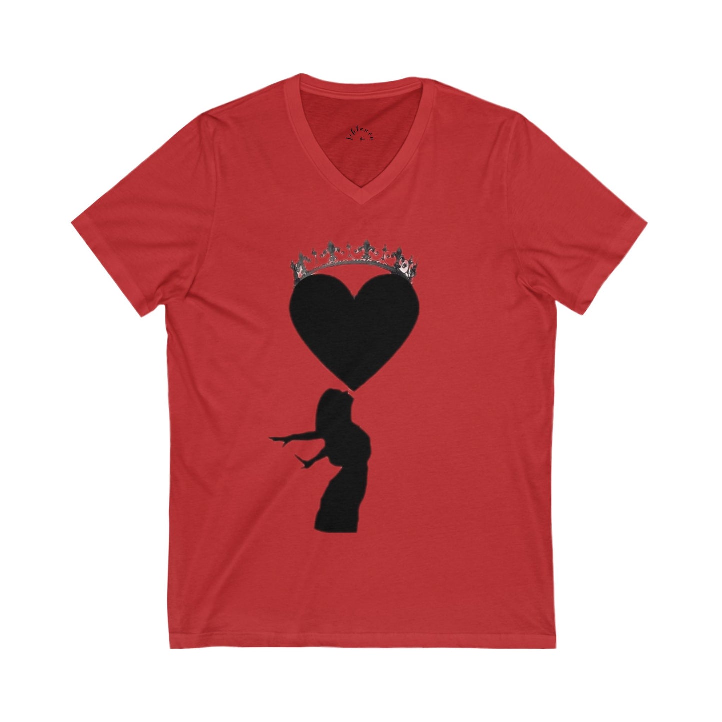 Unisex Jersey Short Sleeve V-Neck Tee