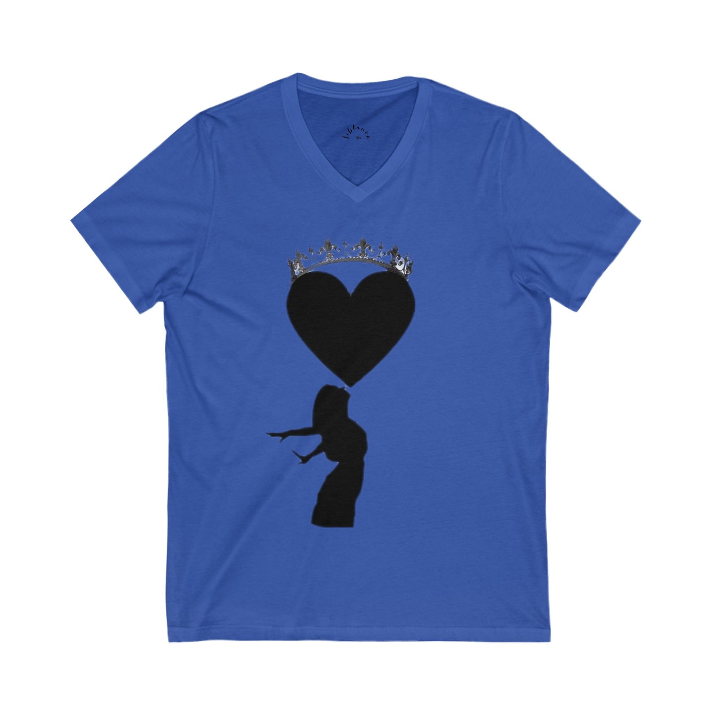 Unisex Jersey Short Sleeve V-Neck Tee