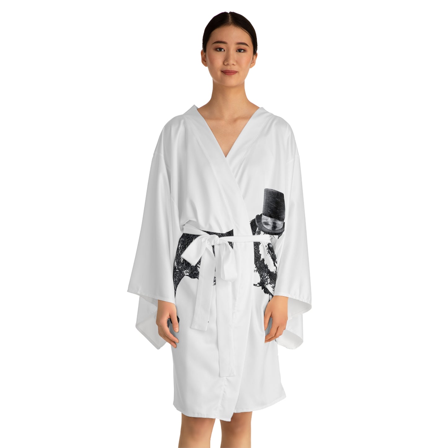 Long Sleeve Kimono Robe (AOP)
