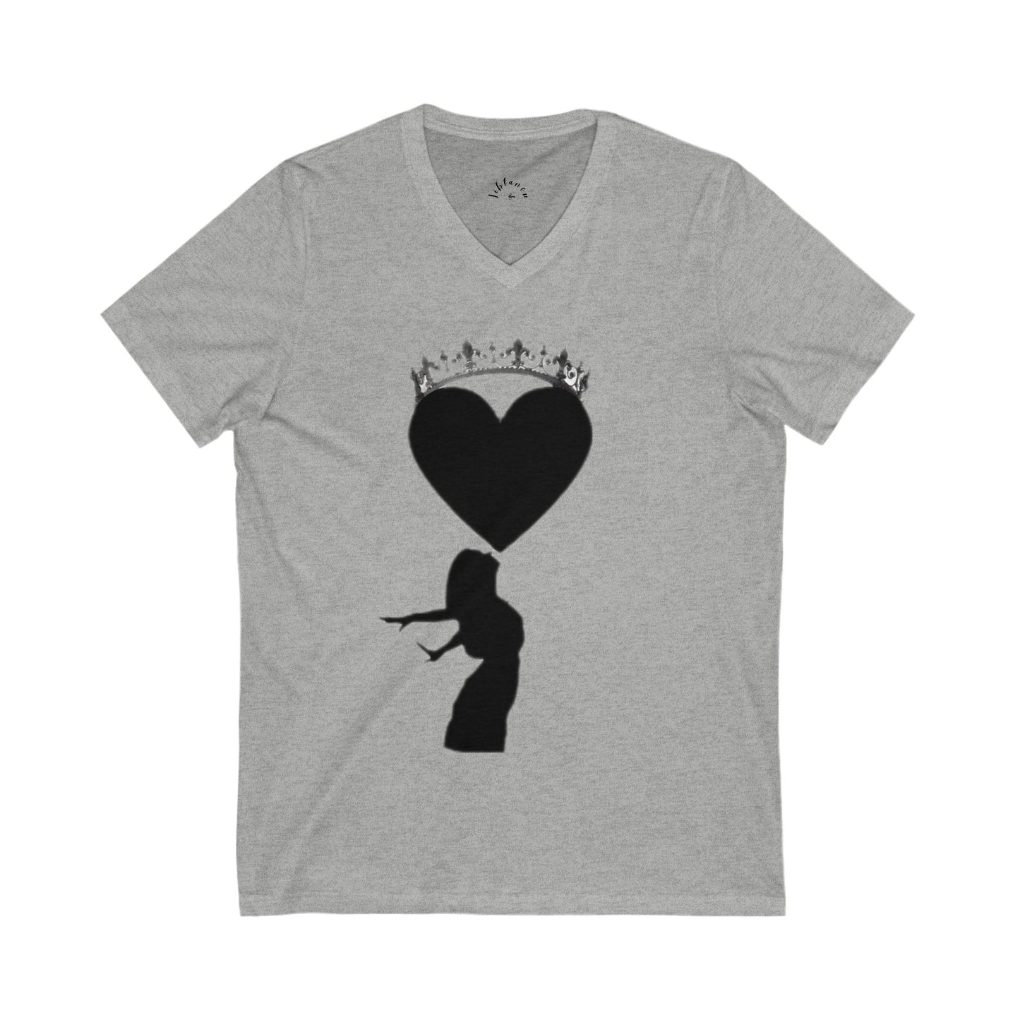 Unisex Jersey Short Sleeve V-Neck Tee