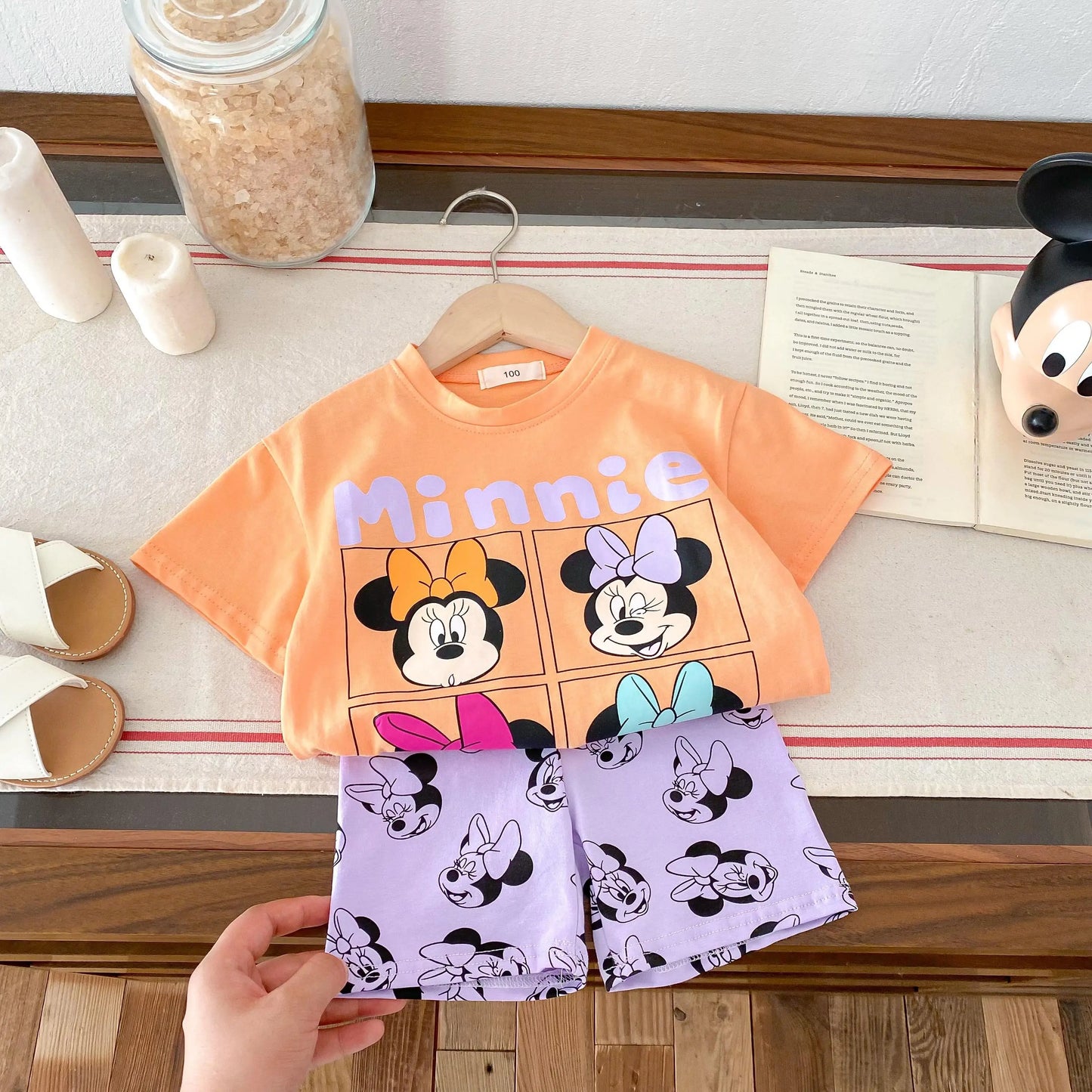 Baby Girl T-shirt Shorts Set Summer