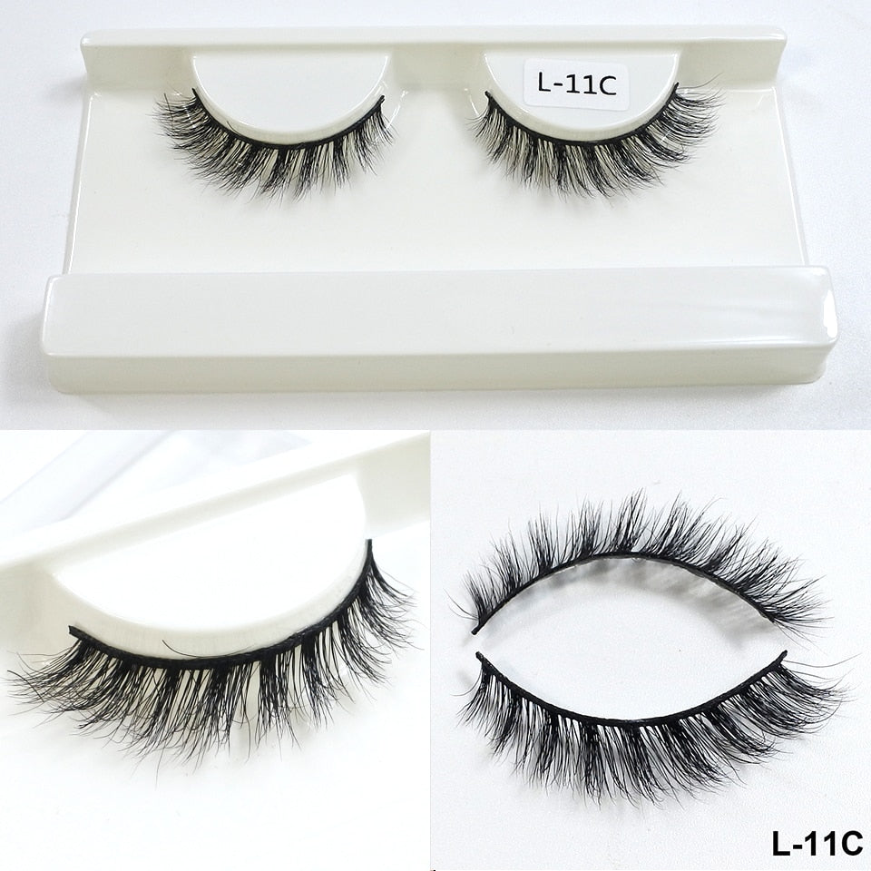NEW Mink Eyelashes 10mm-18mm Short Natural 3d, Cateye Lashes
