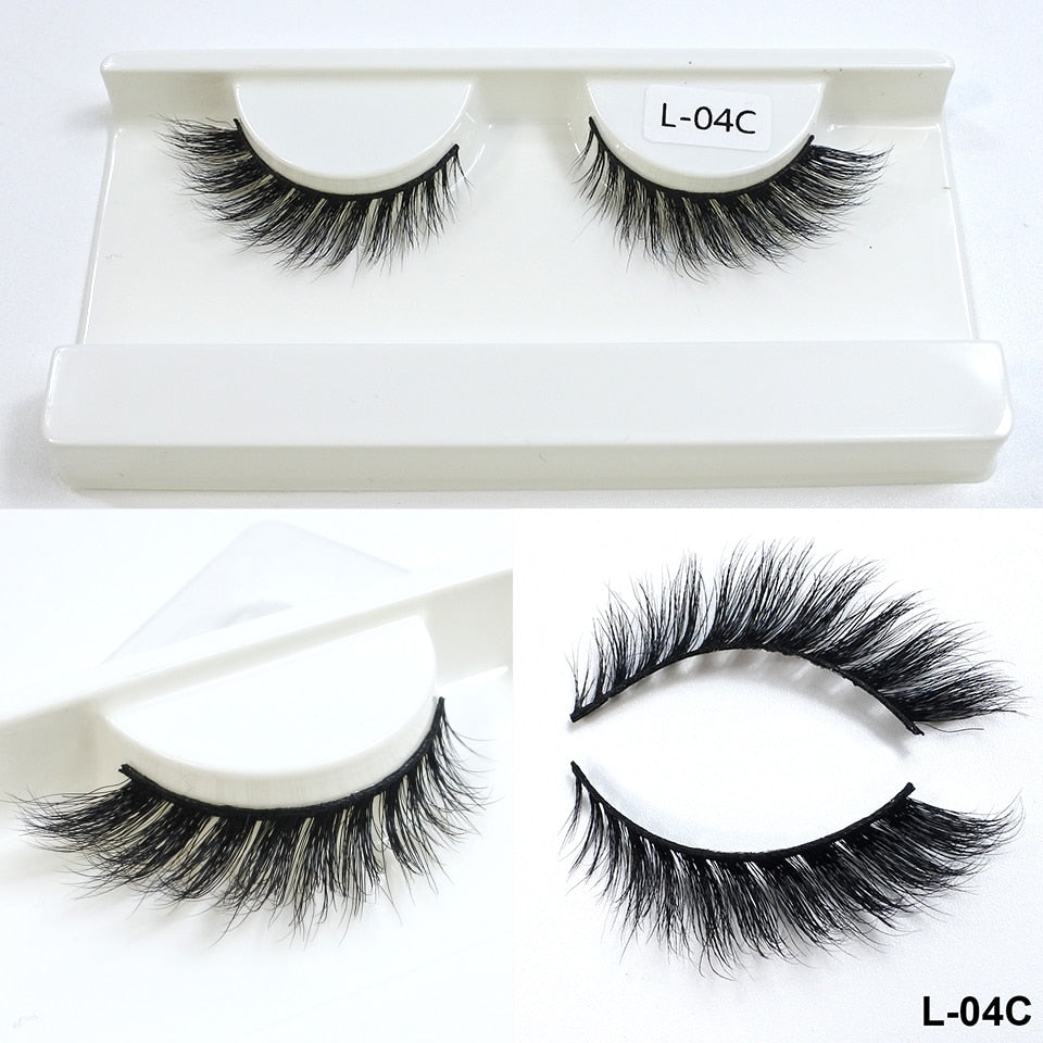 NEW Mink Eyelashes 10mm-18mm Short Natural 3d, Cateye Lashes