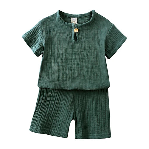 Kids Clothes Sets Outfits 2 Pcs / Top T-Shirt+Shorts Children Suit