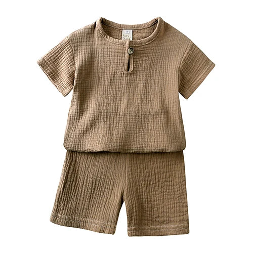 Kids Clothes Sets Outfits 2 Pcs / Top T-Shirt+Shorts Children Suit