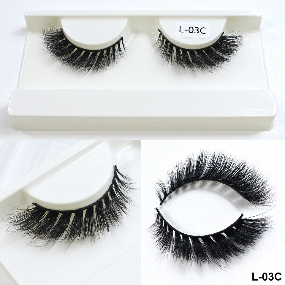 NEW Mink Eyelashes 10mm-18mm Short Natural 3d, Cateye Lashes