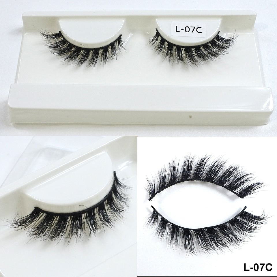 NEW Mink Eyelashes 10mm-18mm Short Natural 3d, Cateye Lashes