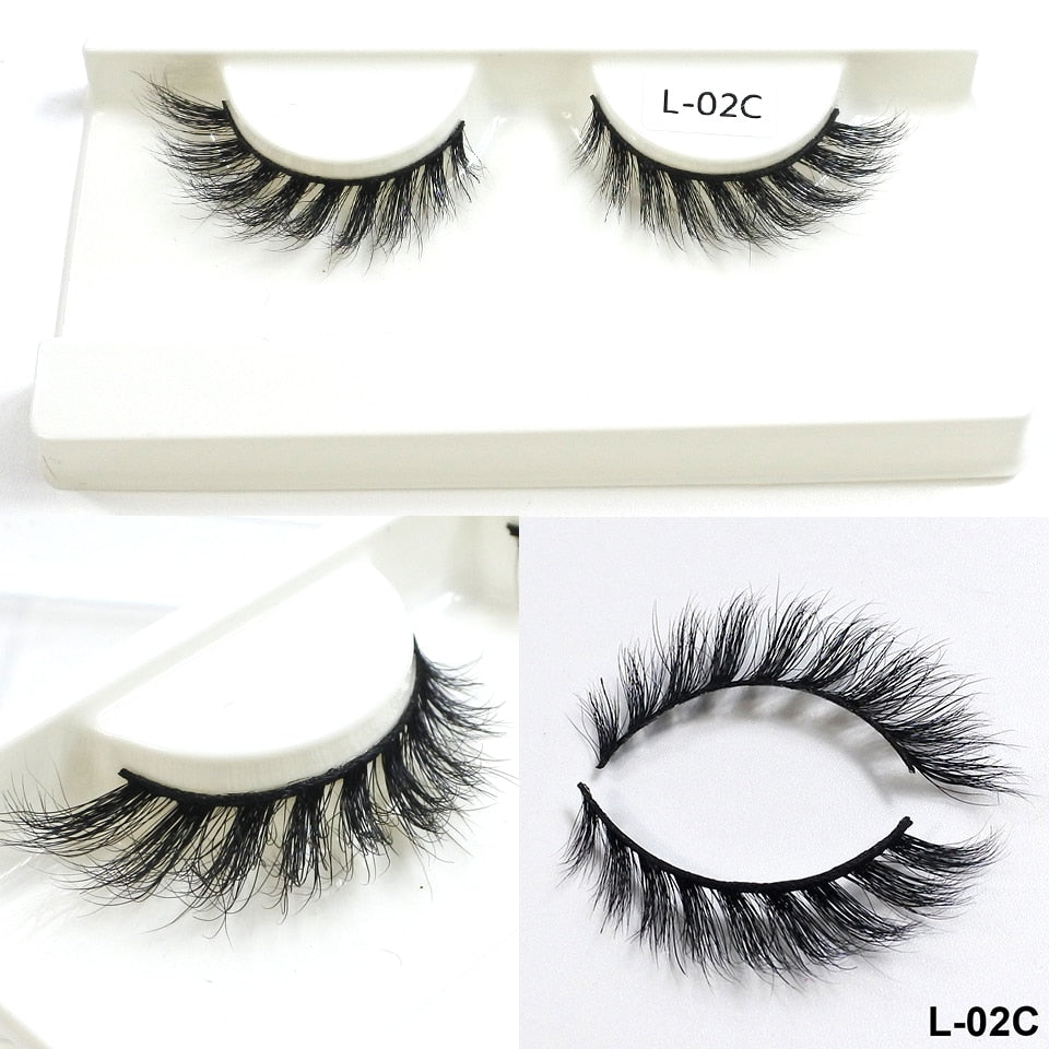 NEW Mink Eyelashes 10mm-18mm Short Natural 3d, Cateye Lashes