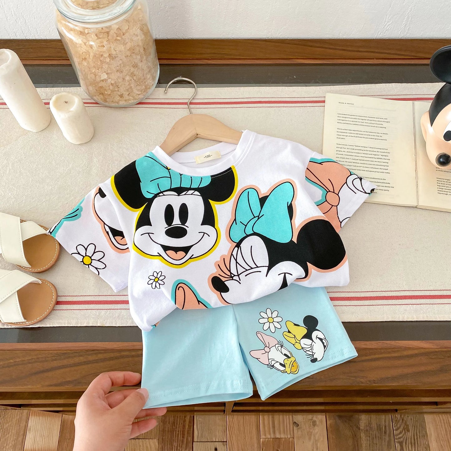 Baby Girl T-shirt Shorts Set Summer