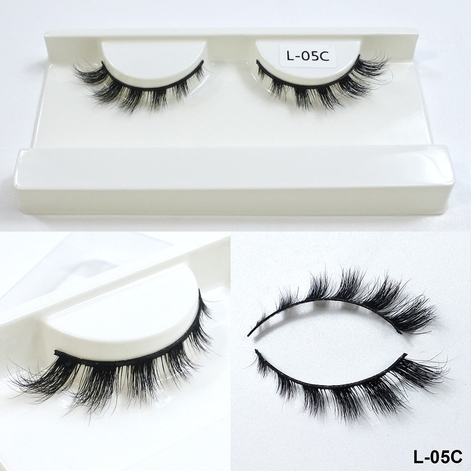 NEW Mink Eyelashes 10mm-18mm Short Natural 3d, Cateye Lashes