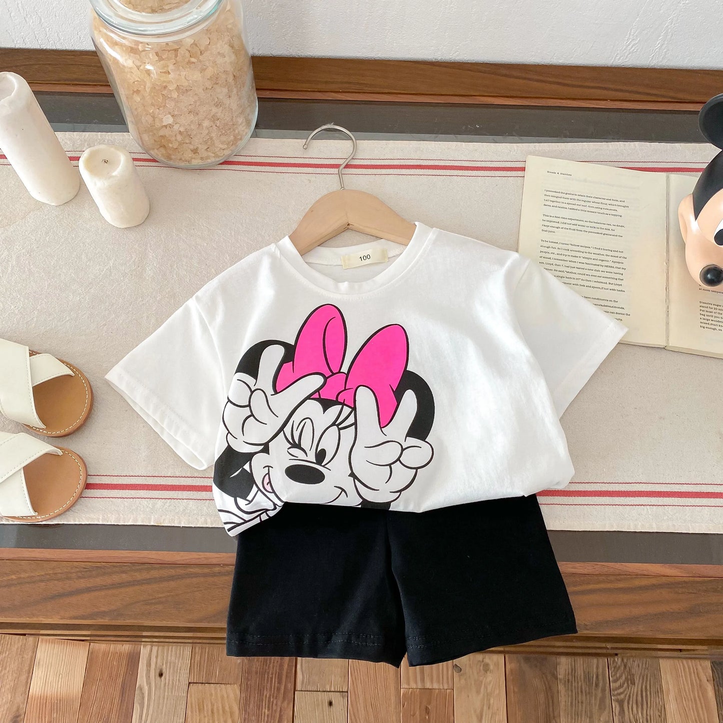 Baby Girl T-shirt Shorts Set Summer