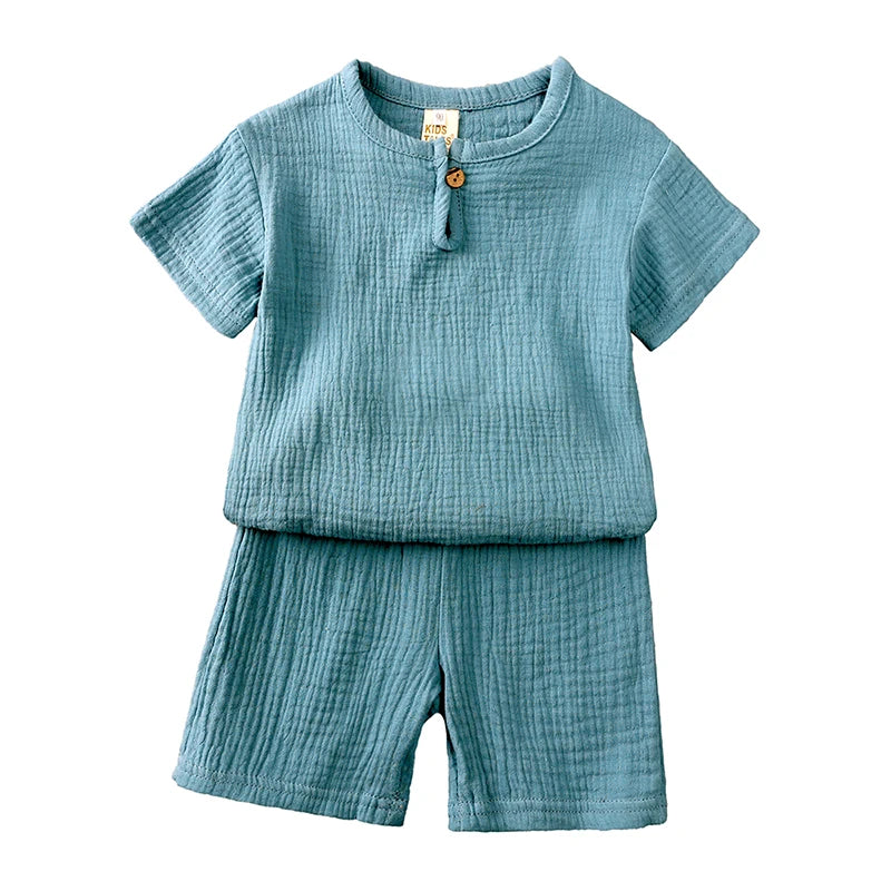 Kids Clothes Sets Outfits 2 Pcs / Top T-Shirt+Shorts Children Suit