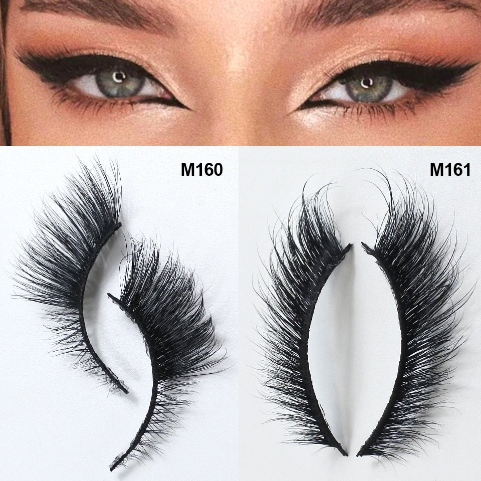 NEW Mink Eyelashes 10mm-18mm Short Natural 3d, Cateye Lashes