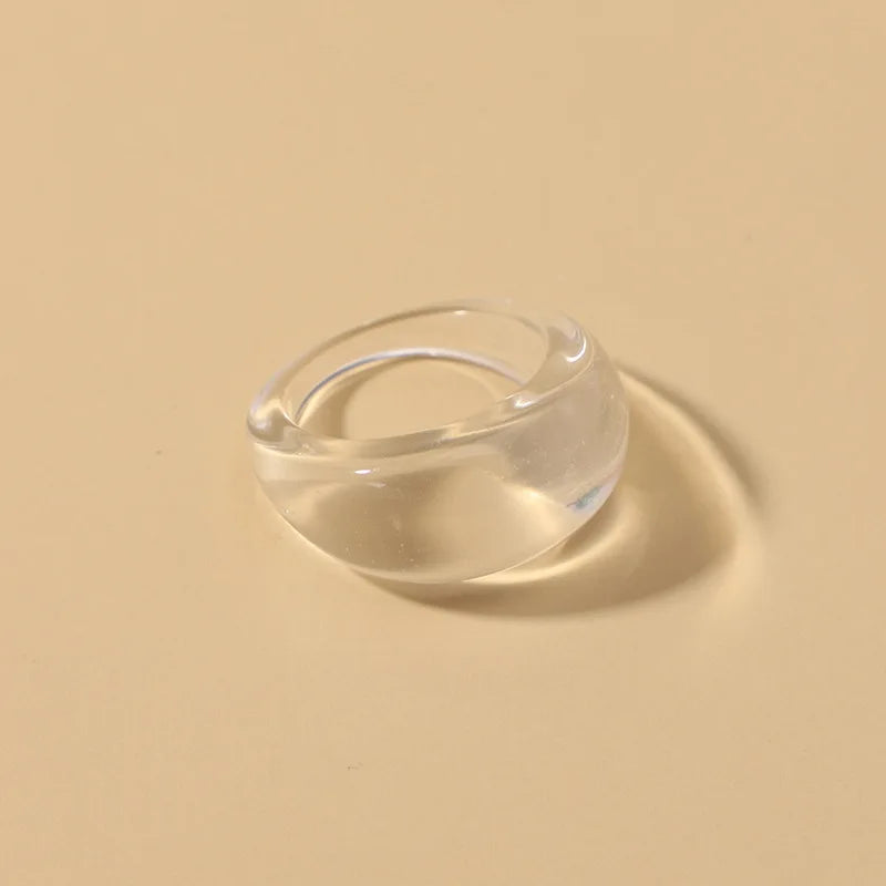 Transparent Acrylic Rings