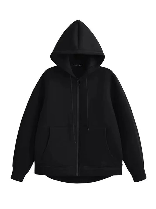 Women's Zipper Hoodie Coat