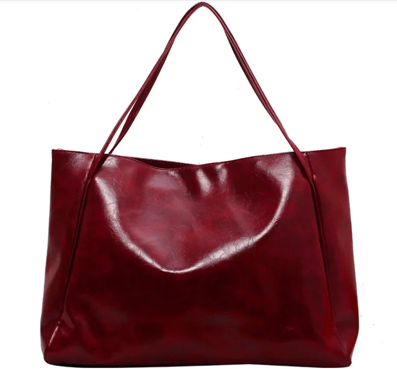Women Tote Bag / Soft Pu Leather