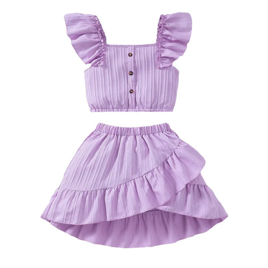 Kid Girls Princess Clothing Set
