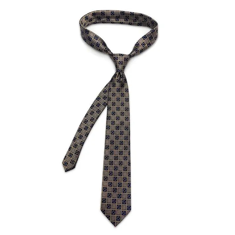 Mens Neck tie Polka Dot Plaid Ties