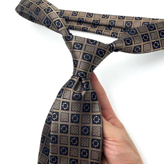 Mens Neck tie Polka Dot Plaid Ties